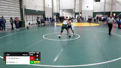 285 lbs Cons. Round 2 - Andrew Martinez, Trinidad State vs Abraham Garcia, Adams State