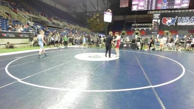 132 lbs Cons 64 #2 - Wyatt Weiss, Wyoming vs Jared Johnston, Ohio