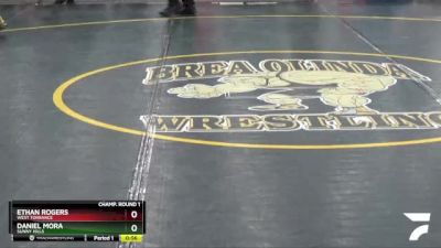 175 lbs Cons. Round 2 - Ethan Rogers, West Torrance vs Daniel Mora, Sunny Hills