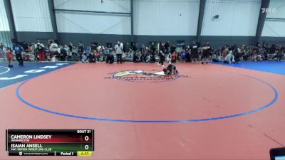 70 lbs Quarterfinal - Cameron Lindsey, Washington vs Isaiah Ansell, Mat Demon Wrestling Club