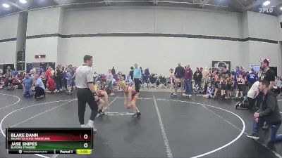 70 lbs Cons. Semi - Jase Snipes, Buford Stingers vs Blake Dann, Palmetto State Wrestling