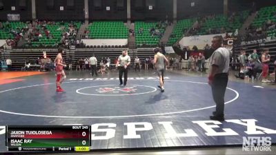 120 lbs Cons. Round 3 - Isaac Ray, Wilson vs Jaxon Tuiolosega, Ohatchee