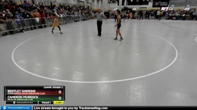 108 lbs Champ. Round 2 - Bentley Hawkins, Eaton Rapids Youth Wrestling Club vs Cameron Murdock, MN Elite Wrestling Club