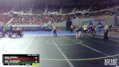 D3-175 lbs Cons. Round 3 - Reed Merrell, Coconino vs Eric Wilkerson, Arizona College Prep