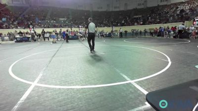 60 lbs Consi Of 8 #1 - Rhyder Edgar, Pauls Valley Panther Pinners vs Amos Barker, Tecumseh Takedown Club