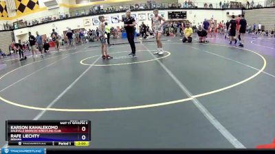 83 lbs Champ. Round 1 - Karson Kahalekomo, Daleville Broncos Wrestling Club vs Rafe Liechty, Indiana