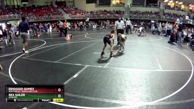 80 lbs Cons. Round 2 - DiMaggio Gomez, Scottsbluff Wrestling Club vs Rex Sailer, Jr Bucks