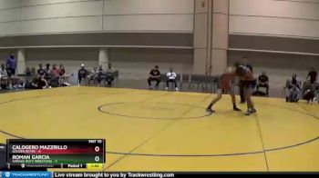 163 lbs Semis & 3rd Wb (16 Team) - Calogero Mazzrillo, Golden Bears vs Roman Garcia, Garage Boyz Wrestling