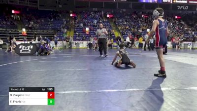 80 lbs Round Of 16 - Geno Carpino, Central Bucks vs Finnegan Frank, Fox Chapel