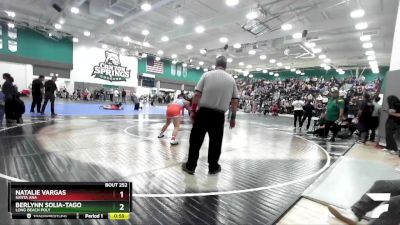 150 lbs Champ. Round 2 - Natalie Vargas, Santa Ana vs Berlynn Solia-Tago, Long Beach Poly