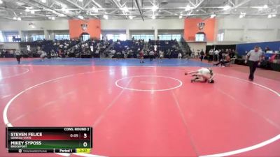 165 lbs Cons. Round 2 - Mikey Syposs, Brockport vs Steven Felice, Oswego State