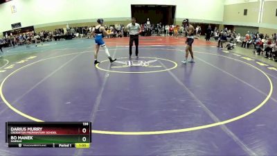 138 lbs Cons. Round 1 - Darius Murry, Creighton Preparatory School vs Bo Manek, Harrah