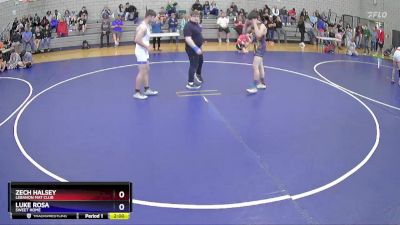 165 lbs Cons. Semi - Zech Halsey, Lebanon Mat Club vs Luke Rosa, Sweet Home