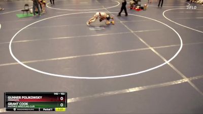 102 lbs Cons. Round 4 - Gunner Polikowsky, Minnesota vs Grant Cook, Hastings Wrestling Club