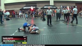 101 lbs Semis (4 Team) - Blaine Barton, Ares Black vs Benjamin Ellison, Carolina Hammer Squad