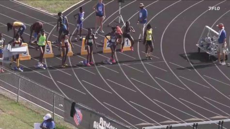 Youth Girls' 100m Hurdles, Finals 1 - Age 14