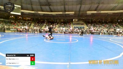 58 lbs Round Of 16 - Brantley Barnes, Ares Wrestling Club vs Jordan Carreiro, Duran Elite