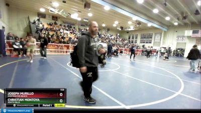 113 lbs Champ. Round 2 - Joseph Murillo, Huntington Beach vs Christian Montoya, South Hills