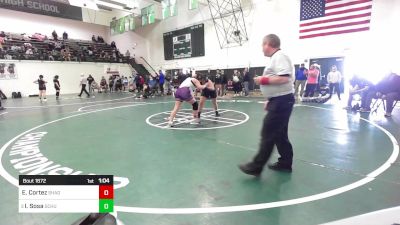 189 lbs Semifinal - Ebony Cortez, Shadow Hills vs Isabella Sosa, Schurr