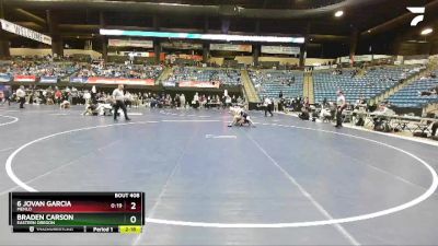 133 lbs Cons. Round 4 - Braden Carson, Eastern Oregon vs 6 Jovan Garcia, Menlo