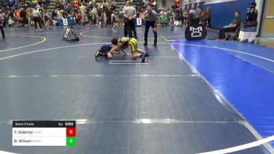 88 lbs Semifinal - Yusuf Islamov, Gladiators W.C. vs Blaise Wilson, Warrior Ridge