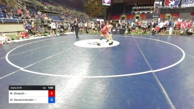 138 lbs Cons 8 #1 - Maximus Dhabolt, Iowa vs Will Deutschlander, Texas