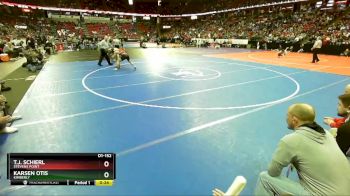D1-152 lbs 3rd Place Match - T.J. Schierl, Stevens Point vs Karsen Otis, Kimberly