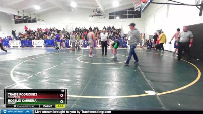 195 lbs Champ. Round 1 - Traise Rodriguez, Atascadero vs Rogelio Cabrera, Reedley