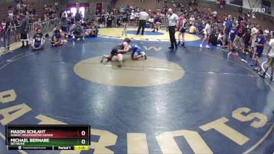 89 lbs 3rd Place Match - Michael Bernabe, Dethrone vs Mason Schlaht, Sunkist Kids/Monster Garage