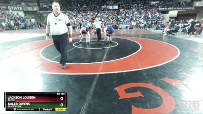 4A 190 lbs Champ. Round 1 - Jackson Lougen, Camas vs Kaleb Owens, Glacier Peak