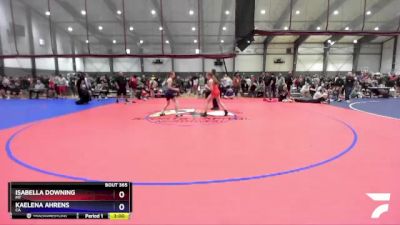 115 lbs Round 3 - Isabella Downing, MT vs Kaelena Ahrens, CA