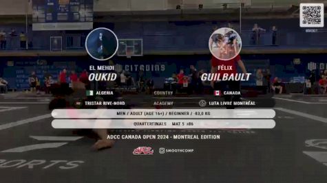 El Mehdi Oukid vs Félix Guilbault 2024 ADCC Montreal Open