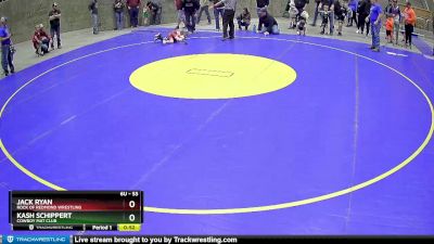 53 lbs Quarterfinal - Jack Ryan, Rock Of Redmond Wrestling vs Kash Schippert, Cowboy Mat Club