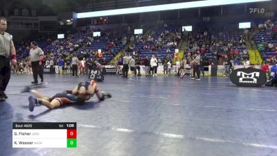 80 lbs Consy 5 - Gabriel Fisher, Jersey Shore vs Kole Wasser, Nazareth