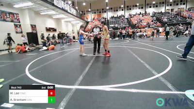 120 lbs 7th Place - Weston Johnson, Hilldale Youth Wrestling Club vs Nate Soma, Wagoner Takedown Club