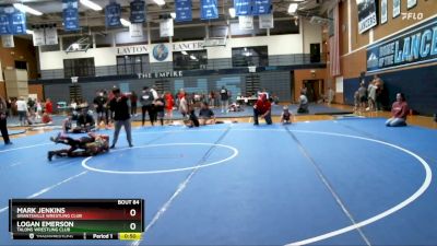 86-91 lbs Round 1 - Logan Emerson, Talons Wrestling Club vs Mark Jenkins, Grantsville Wrestling Club