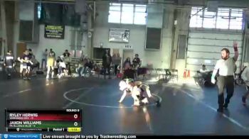 48 lbs Round 6 (8 Team) - Jaxon Williams, PA Alliance Blue vs Ryley Herwig, Warhawks Red