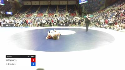 145 lbs Rnd Of 64 - Zachary Stewart, Illinois vs Isaac Christo, Nebraska