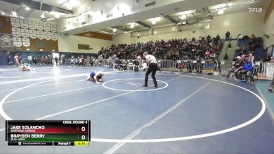 126 lbs Cons. Round 4 - Jake Solancho, Santiago Corona vs Brayden Berry, Alta Loma