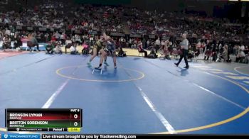 4A 170 lbs Cons. Round 3 - Bronson Lyman, Ridgevue vs Britton Sorenson, Bonneville