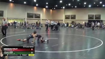 60 lbs Finals (2 Team) - Colin Kirk, Tennessee Blue vs Brennan Finley, Missouri Black