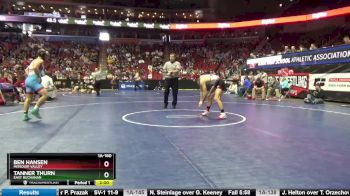 1A-160 lbs Cons. Round 3 - Ben Hansen, Missouri Valley vs Tanner Thurn, East Buchanan