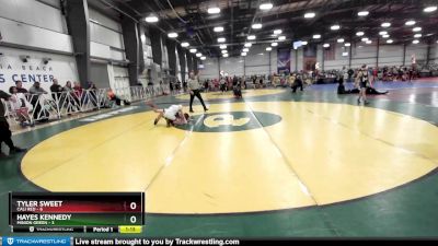 80 lbs Rd# 5- 3:45pm Friday Final Pool - Hayes Kennedy, Minion Green vs Tyler Sweet, Cali Red