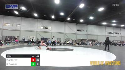 90 lbs Quarterfinal - Penelope Ayala, Funky Singlets Girls vs Kylee Tran, OK Supergirls Blue