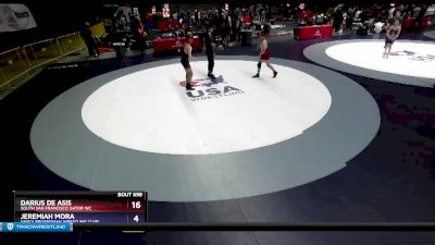 102 lbs Champ. Round 1 - Hunter Showaker, Delta Wrestling Club vs Lytning Hazen, California