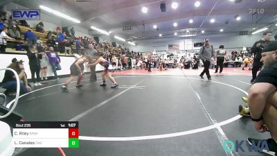 100 lbs Rr Rnd 4 - Carson Riley, Sperry Wrestling Club vs Luke Canales, Claremore Wrestling Club