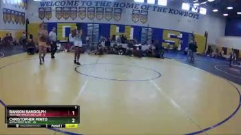 160 lbs Round 3 (8 Team) - Christopher Minto, Alpha Dogz Elite vs Ranson Randolph, Westside Wrestling Club