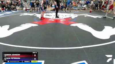 106 lbs Round 2 - Darion Johnson, OR vs Kyson Peterson, WA