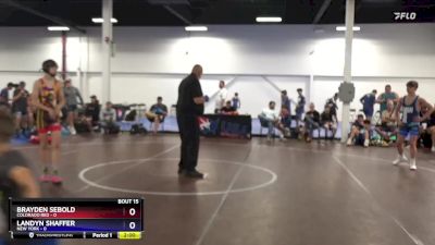 125 lbs Placement Matches (8 Team) - Landyn Shaffer, New York vs Brayden Sebold, Colorado Red