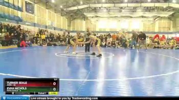 117 lbs Round 2 (4 Team) - Evan Nichols, Noblesville vs Turner Seale, Avon
